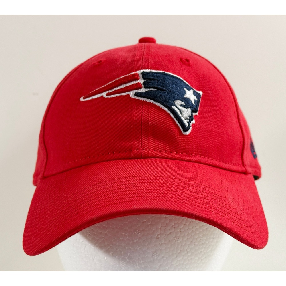 New Era Hat Men Medium Red New England Patriots 49FORTY NFL Football Cap